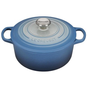 Le Creuset Signature Bräter 24 cm rund ombre blau