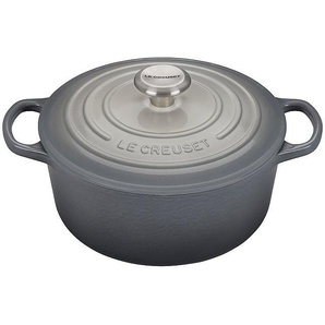 Le Creuset Signature Bräter 24 cm rund ombré grau