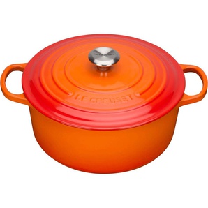 Le Creuset Signature Bräter rund 30 cm ofenrot