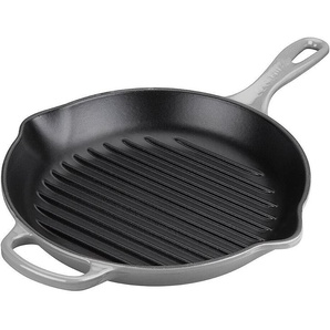 Le Creuset Signature Grillpfanne rund 26 cm perlgrau