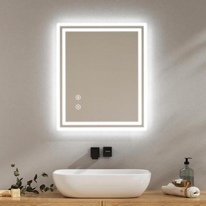 LED-Badezimmerspiegel mit den Features Anti-Beschlag, Kaltweiß dimmbar, Touch und Memory-Funktion