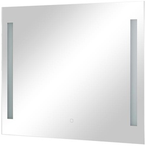 LED-Badspiegel - verspiegelt - Glas - 90 cm - 70 cm - 3 cm | Möbel Kraft