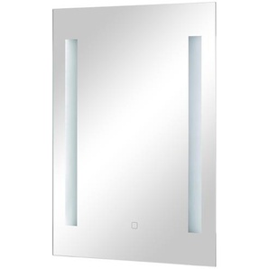 LED Funktionsspiegel Neufeld | verspiegelt | Glas | 50 cm | 70 cm | 3 cm |