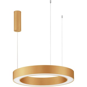 LED-Hängeleuchte NOVA LUCE MORBIDO Lampen Gr. Ø 60,00 cm Höhe: 200 cm, goldfarben (gold) Pendelleuchten und Hängeleuchten