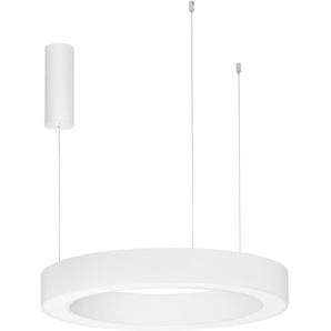 LED-Hängeleuchte NOVA LUCE MORBIDO Lampen Gr. Ø 60,00 cm Höhe: 200 cm, weiß Pendelleuchten und Hängeleuchten