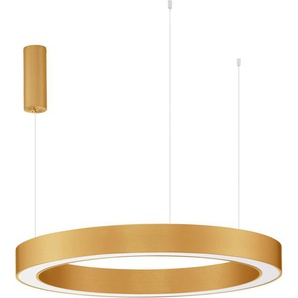 LED-Hängeleuchte NOVA LUCE MORBIDO Lampen Gr. Ø 80,00 cm Höhe: 200 cm, goldfarben (gold) Pendelleuchten und Hängeleuchten