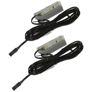 LED-Rückwandbeleuchtung 2er-Set - weiß - Materialmix | Möbel Kraft