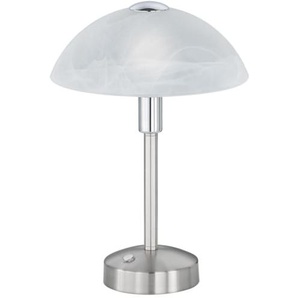 LED-Tischleuchte Donna, nickel matt, 22 cm