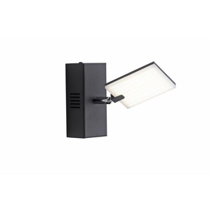 LED-Wandleuchte Pure-Mira, schwarz, 19,5 cm