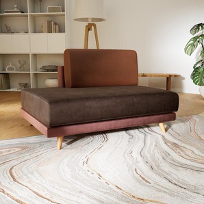 Ledersofa Kaffeebraun Kunstleder - Elegantes, gemütliches Ledersofa: Hochwertige Qualität, einzigartiges Design - 120 x 75 x 98 cm, konfigurierbar