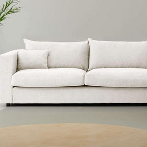 LeGer Home by Lena Gercke Ecksofa Avelina, 2 Teile, Breite 297 cm, in Cord- und Chenille- Stoff, Rückenkissen mit Federn