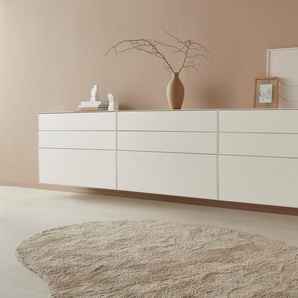 LeGer Home by Lena Gercke Sideboard Essentials (3 St), Breite: 335cm, MDF lackiert, Push-to-open-Funktion