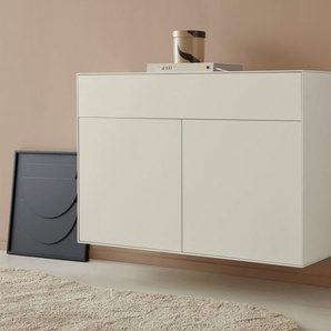 LeGer Home by Lena Gercke Sideboard Essentials, Breite: 112cm, MDF lackiert, Push-to-open-Funktion