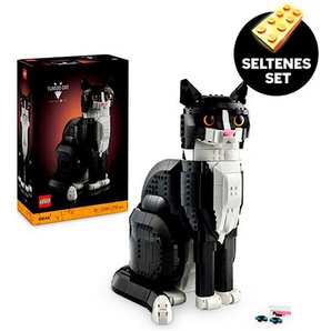 LEGO® Schwarz-weiße Katze (21349), LEGO Ideas Konstruktionsspielsteine, (1710 St), Seltenes Set, Made in Europe