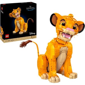 LEGO® Konstruktionsspielsteine Simba, der junge König der Löwen (43247), LEGO Disney Classic, (1445 St), Made in Europe