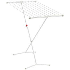 Leifheit Standtrockner Classic 100 Easy, Weiß, Metall, Kunststoff, 102x93x51 cm, Kindersicherung, klappbar, platzsparend, Haushaltsreinigung, Haushaltsgeräte, Trockner