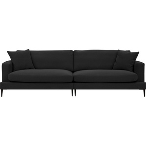 Leonique Big-Sofa Cozy, mit losen Kissen und Metallbeinen