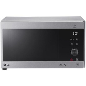 LG Mikrowelle, Silber, Metall, Kunststoff, Glas, 47.6x27.2x38.9 cm, Automatik-Kochprogramme, Signalton, digitaler Timer, Timerfunktion, Auftaufunktion, LED-Display, Auftaufunktion nach Gewicht oder Zeit, Grillfunktion, Garraumbeleuchtung, Digitaldisplay,