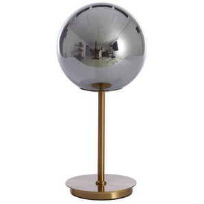 Light & Living Tischleuchte Medina, Grau, Gold, Glas, rund,rund, 20x43x20 cm, Lampen & Leuchten, Leuchtenserien