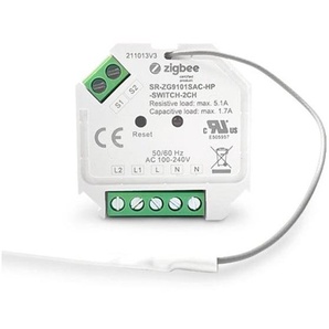 Light Solutions Mini ZigBee Double Switch - 2 x 390W