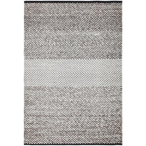 Linea Natura Handwebteppich, Beige, Textil, Streifen, rechteckig, 160x230 cm, AZO-frei, für Fußbodenheizung geeignet, rutschfest, pflegeleicht, leicht zusammenrollbar, Teppiche & Böden, Teppiche, Moderne Teppiche