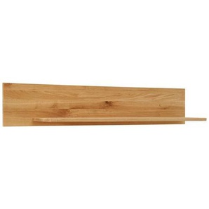 Linea Natura Wandboard, Eiche, Holz, Asteiche, massiv, 130x22.5x26 cm, Made in Europe, Wohnzimmer, Regale, Wandboards