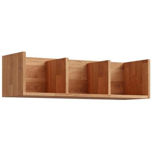 Linea Natura Wandregal, Eiche, Holz, Eiche, massiv, 80x22x25 cm, Beimöbel erhältlich, in verschiedenen Holzarten erhältlich, Kinder- & Jugendzimmer, Kindermöbel, Kinderregale