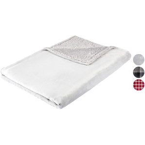 LIVARNO home Kuscheldecke, mit Teddyfleece, 150 x 200 cm