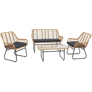 LIVARNO home Lounge Set »Rope«, 4-teilig