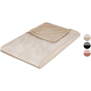 LIVARNO home Teddyfleece Kuscheldecke, 150 x 200 cm