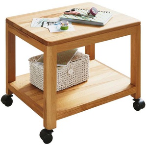 Livetastic Beistelltisch, Buche, Holz, Kernbuche, massiv, 50x40x40 cm, Esszimmer, Barmöbel, Barwagen