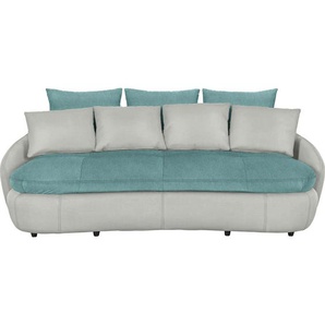 Livetastic Bigsofa, Grau, Grün, Textil, Füllung: Polyester, 238x80x143 cm, Made in EU, Stoffauswahl, Hocker erhältlich, Rücken echt, Wohnzimmer, Sofas & Couches, Sofas, Bigsofas