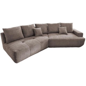 Livetastic Bigsofa, Taupe, Textil, Uni, 4-Sitzer, Füllung: Schaumstoff, 323x91x99 cm, Made in EU, seitenverkehrt erhältlich, Rücken echt, Wohnzimmer, Sofas & Couches, Sofas, Bigsofas