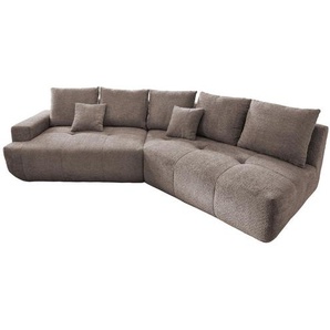 Livetastic Bigsofa, Taupe, Textil, Uni, 4-Sitzer, Füllung: Schaumstoff, 323x91x99 cm, Made in EU, seitenverkehrt erhältlich, Rücken echt, Wohnzimmer, Sofas & Couches, Sofas, Bigsofas