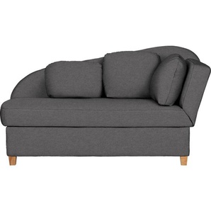 Livetastic Liege, Dunkelgrau, Textil, Buche, 2-Sitzer, Füllung: Vlies, 180x97x85 cm, Made in EU, Liegefunktion, Armteil rechts, Wohnzimmer, Sessel, Relaxliegen