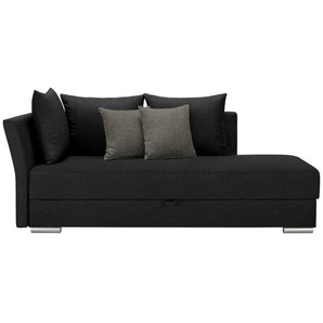 Livetastic Liege, Schwarz, Textil, Uni, 4-Sitzer, Füllung: Schaumstoff, 220x93x100 cm, seitenverkehrt erhältlich, Schlafen auf Sitzhöhe, Wohnzimmer, Sessel, Relaxliegen