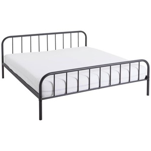 Livetastic Metallbett, Schwarz, Metall, 180x200 cm, Schlafzimmer, Betten, Metallbetten