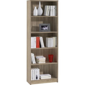 Livetastic Regal, Eiche, Holzwerkstoff, 4 Fächer, 60x172x28 cm, Beimöbel erhältlich, in verschiedenen Größen erhältlich, Arbeitszimmer, Büroregale, Bücherregale