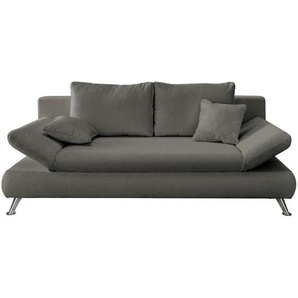 Livetastic Schlafsofa, Anthrazit, Textil, Uni, 2-Sitzer, Füllung: Komfortschaum,Schaumstoff,Schaumstoff, 208x86x95 cm, Made in EU, Liegefunktion, Schlafen auf Sitzhöhe, Rücken echt, Armteil links, rechts, Kinder- & Jugendzimmer, Jugendmöbel, Jugendsofas