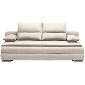 Livetastic Schlafsofa, Beige, Textil, Uni, Füllung: Schaumstoff, 207x94x90 cm, Stoffauswahl, Schlafen auf Sitzhöhe, Rücken echt, Kinder- & Jugendzimmer, Jugendmöbel, Jugendsofas