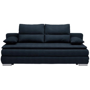 Livetastic Schlafsofa, Dunkelblau, Textil, Uni, Füllung: Schaumstoff, 207x94x90 cm, Stoffauswahl, Schlafen auf Sitzhöhe, Rücken echt, Kinder- & Jugendzimmer, Jugendmöbel, Jugendsofas