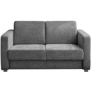 Livetastic Schlafsofa, Grau, Textil, Uni, 2-Sitzer, 159x88x87 cm, Made in EU, Stoffauswahl, Liegefunktion, einzeln ausziehbar, Rücken echt, Kinder- & Jugendzimmer, Jugendmöbel, Jugendsofas