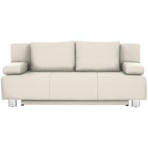 Livetastic Schlafsofa, Natur, Textil, Uni, 197x88x89 cm, Stoffauswahl, Rücken echt, Kinder- & Jugendzimmer, Jugendmöbel, Jugendsofas