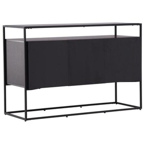 Livetastic Sideboard, Schwarz, Holz, Pappel,Pappel,Pappel, 120x80x45 cm, stehend, Schlafzimmer, Schlafzimmer Kommoden