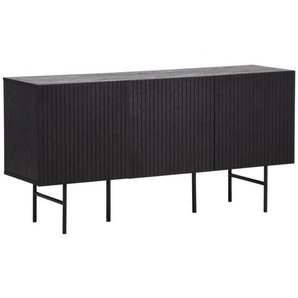 Livetastic Sideboard, Schwarz, Metall, Holzwerkstoff, 150x75x42 cm, stehend, Schlafzimmer, Schlafzimmer Kommoden