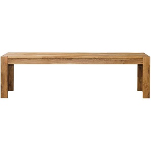 Livetastic Sitzbank, Eiche, Holz, Wildeiche, massiv, 160x45x33 cm, Esszimmer, Bänke, Sitzbänke