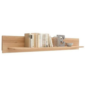 Livetastic Wandboard, Eiche, Holz, Holzwerkstoff, Asteiche, furniert, teilmassiv, 180x24x22 cm, Made in EU, Wohnzimmer, Regale, Wandboards