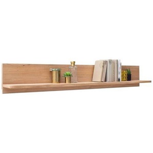 Livetastic Wandboard, Eiche, Holz, Holzwerkstoff, Eiche, furniert, massiv, 160x24x22 cm, Made in EU, Wohnzimmer, Regale, Wandboards