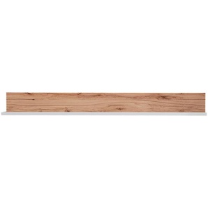 Livetastic Wandboard, Weiß, Buche, Holzwerkstoff, 140x16x20 cm, Made in EU, Wohnzimmer, Regale, Wandboards