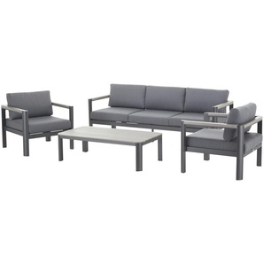 Loungeset 4-teilig Calais ¦ grau